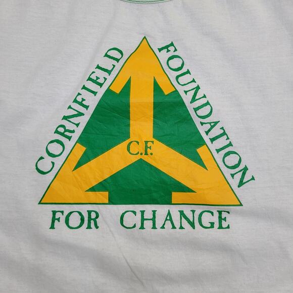 Vintage 80s Cornfield Foundation Shirt Women Large 21x26 USA - Picture 9 of 13